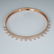 14 K / 585 Rose Gold Diamond Choker Necklace & Earrings - 6