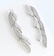 14 K White Gold IGI Cert. Diamond Necklace & Earrings - 8