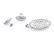 14 K White Gold Diamond Pendant Necklace & Earrings - 10