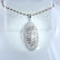 14 K White Gold Diamond Pendant Necklace & Earrings - 3