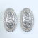 14 K White Gold Diamond Pendant Necklace & Earrings - 4