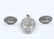 14 K White Gold Diamond Pendant Necklace & Earrings - 9