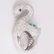 14K White Gold "PARAIBA" (GIA Certified) & Diamond Ring - 12