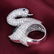 14K White Gold "PARAIBA" (GIA Certified) & Diamond Ring - 19