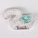 14K White Gold "PARAIBA" (GIA Certified) & Diamond Ring - 8