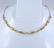 18K/750 Hallmarked Yellow and White Gold Chain Necklace