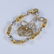 18K/750 Hallmarked Yellow and White Gold Chain Necklace - 2