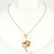 18 K Rose Gold Diamond & Mother of Pearl Pendant