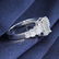IGI Certified 14 K White Gold Solitaire Diamond Ring - 5