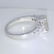 IGI Certified 14 K White Gold Solitaire Diamond Ring - 6