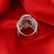 14 K / 585 White Gold Designer Diamond Ring - 10