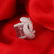 14 K / 585 White Gold Designer Diamond Ring - 4