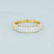 IGI Certified 14 K / 585 Yellow Gold Diamond Ring