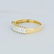 IGI Certified 14 K / 585 Yellow Gold Diamond Ring - 4