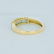 IGI Certified 14 K / 585 Yellow Gold Diamond Ring - 6