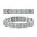 14 K / 585 White Gold Diamond Bracelet - 2