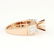 14 K Rose Gold Diamond Ring - Center stone unmounted - 8