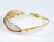 14 K Yellow Gold Bracelet Ruby, Diamonds & Enamel work - 8