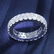14 K / 585 White Gold Eternity Diamond Ring