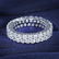 14 K / 585 White Gold Eternity Diamond Ring - 3