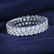 14 K / 585 White Gold Eternity Diamond Ring - 9