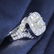 14 K / 585 White Gold Designer Solitaire Diamond Ring - 5