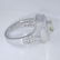 14 K / 585 White Gold Designer Solitaire Diamond Ring - 6