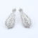 14 K White Gold IGI Certified Designer Diamond Earrings - 10