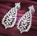 14 K White Gold IGI Certified Designer Diamond Earrings - 7