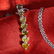 14K/585 White Gold Heart Fancy Diamond Pendant Necklace