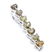 14K/585 White Gold Heart Fancy Diamond Pendant Necklace - 2