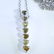 14K/585 White Gold Heart Fancy Diamond Pendant Necklace - 3