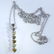 14K/585 White Gold Heart Fancy Diamond Pendant Necklace - 4
