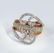IGI Certified 18 K Rose Gold Designer Diamond Ring - 3