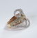 IGI Certified 18 K Rose Gold Designer Diamond Ring - 7