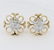 18 K / 750 Yellow Gold IGI Certified Diamond Earrings
