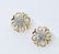 18 K / 750 Yellow Gold IGI Certified Diamond Earrings - 5
