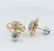 18 K / 750 Yellow Gold IGI Certified Diamond Earrings - 7