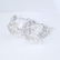 14 K White Gold Exclusive Solitaire Diamond Earrings - 2