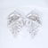 14 K White Gold Exclusive Solitaire Diamond Earrings - 4