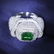 14 K White Gold Tsavorite Garnet (GRS) & Diamond Ring - 8