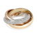 18 K / 750 CARTIER Style TRINITY Diamond Ring