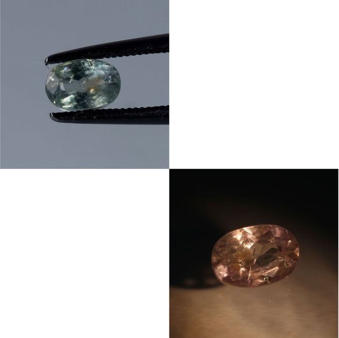 IGI Certified 0.96 ct. Alexandrite Untreated MADAGASCAR: IGI Certified 0.96 ct. Color Changing Alexandrite MADAGASCAR Cut - Oval Mixed Cut Color - Yellowish Green to Red Ct. Weight - 0.96 ct. Clarity - I Dimensions - 6.21 X 4.28 X 3.70 mm
