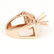 14 K Rose Gold Diamond Ring - Center stone unmounted - 6