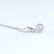 14K White Gold PINK Diamond Pendant Necklace & Earrings - 5