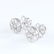 14K White Gold PINK Diamond Pendant Necklace & Earrings - 6