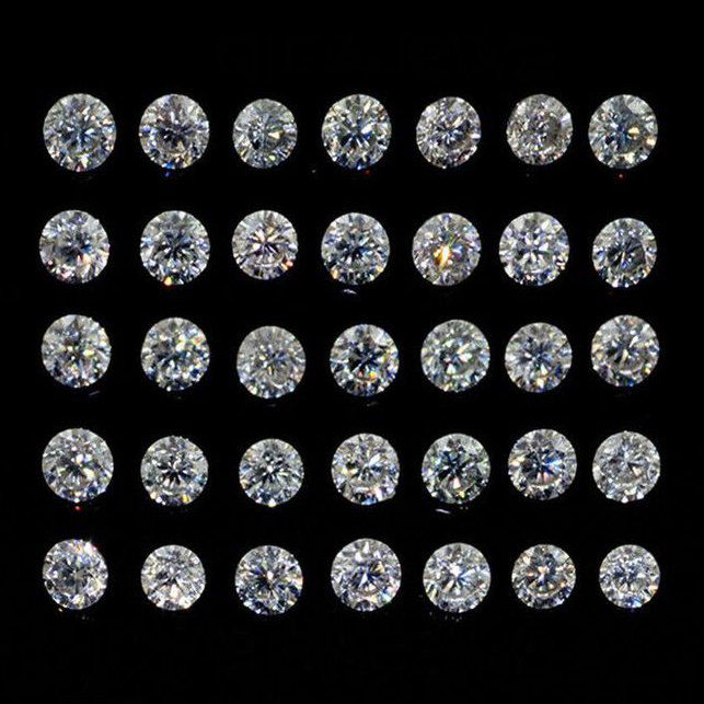 Set of 35 - 0.35 ct. Diamond Lot - I-J/SI-I - Untreated (1 of 1)