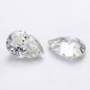 0.06 ct. Pair of Pear Diamonds - I-J/SI-I UNTREATED