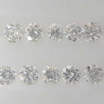 Set of 10 - 0.20 ct. Diamond Lot I-J / SI - Untreated (1 of 1)