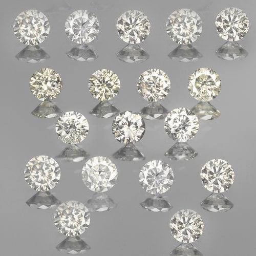 Set of 18 - 0.36ct. Round Brilliant Diamond Lot - G-H/I (1 of 1)
